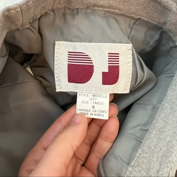 Genuine Leather Slate Gray Pencil Skirt - Picture 6 of 7